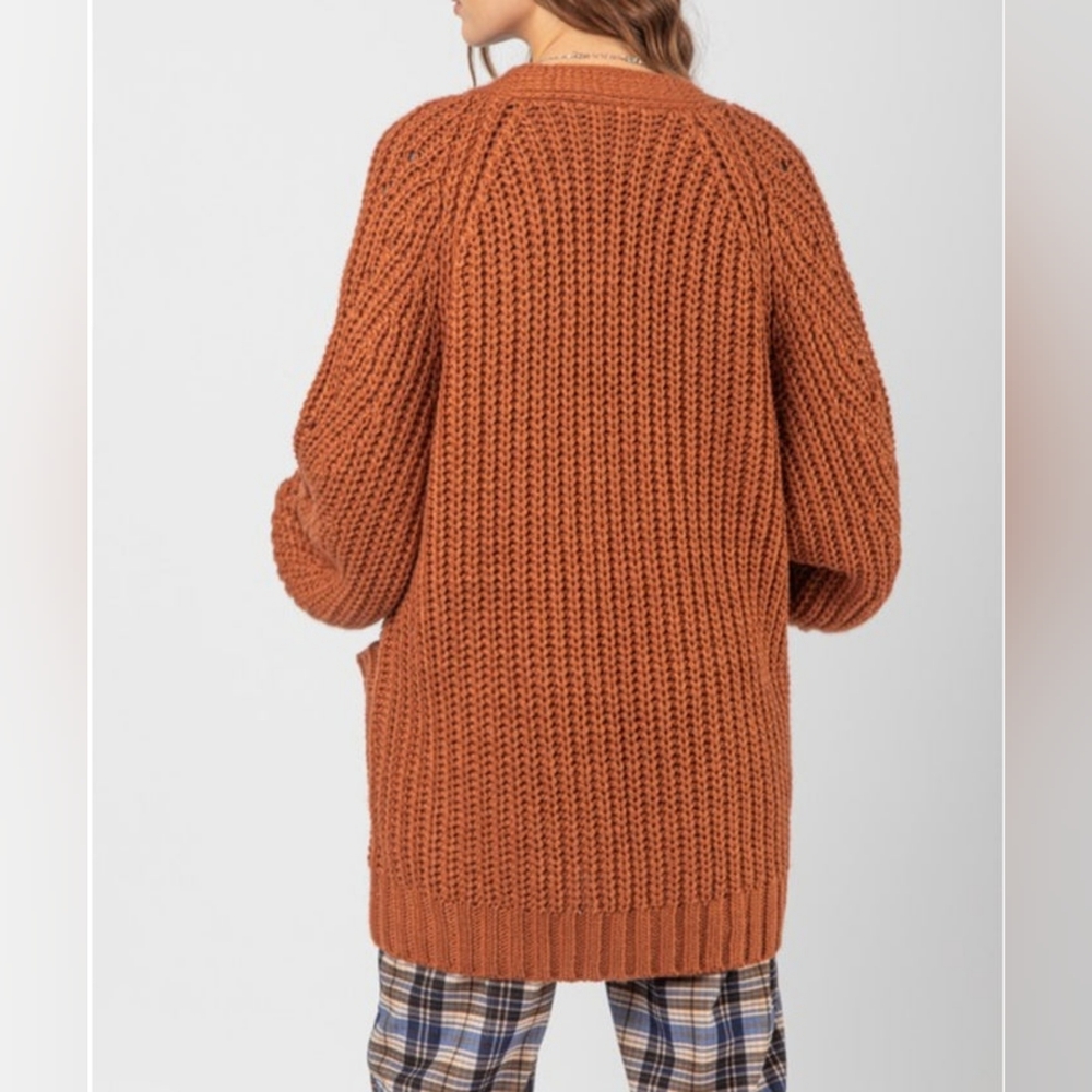 Cozy Knit Cardigan Sweater - Picture 3 of 3